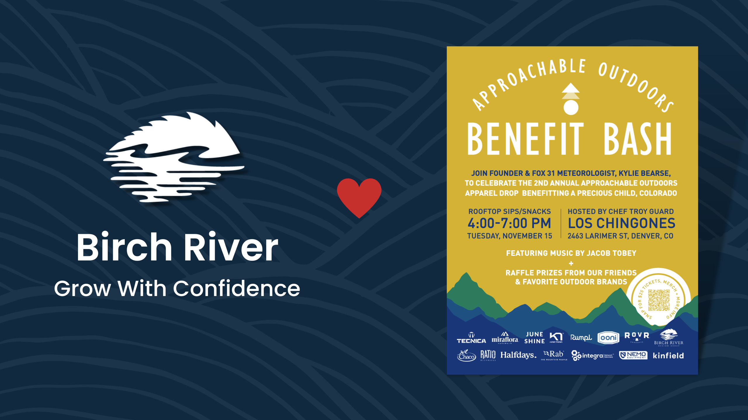 Birch River Design Group Proudly Supports Approachable Outdoor's Benefit Bash